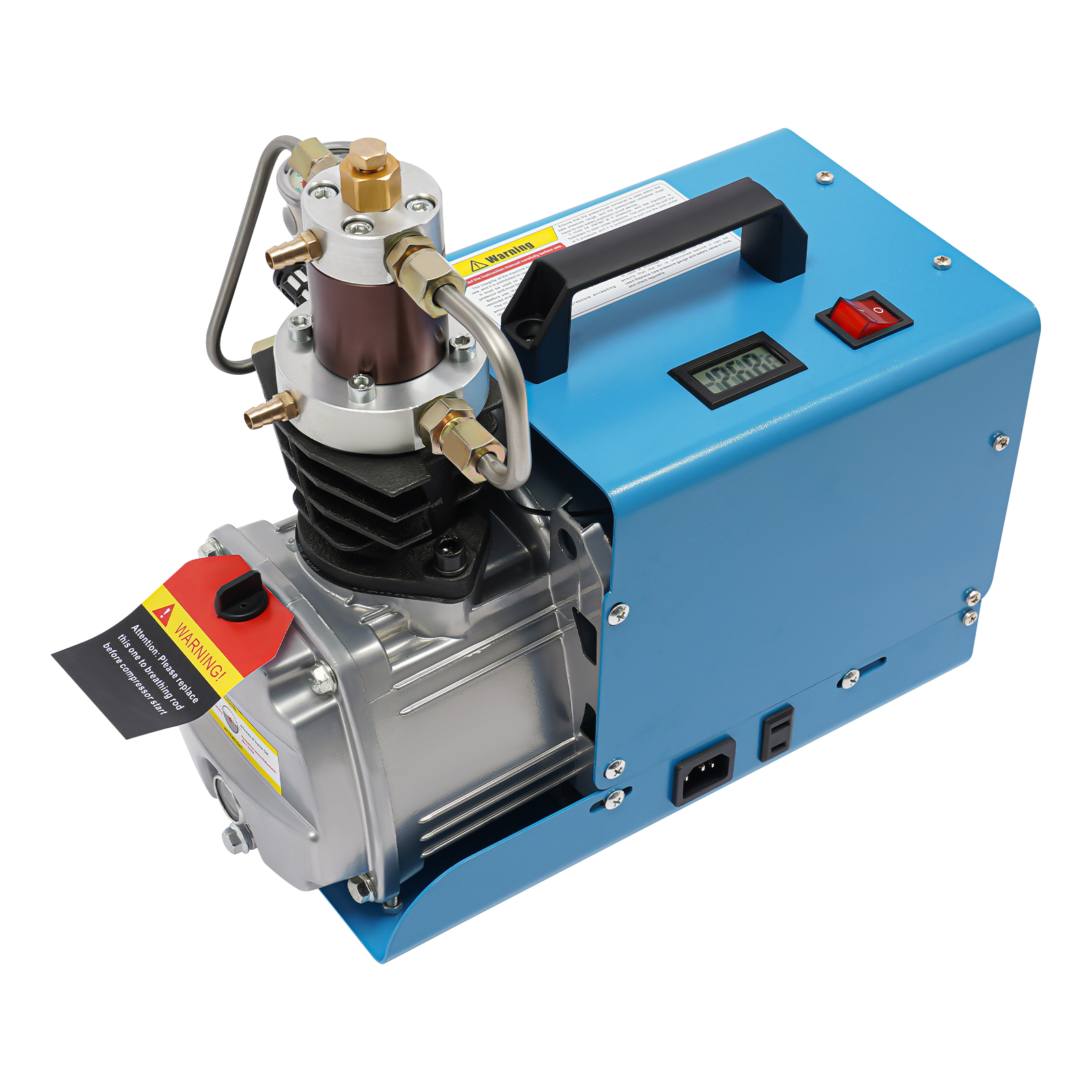 High Pressure Air Compressor Pump Electric Air Pump Air Compressor with Anti-slip Pads High Pressure Gas Pipe for Garages