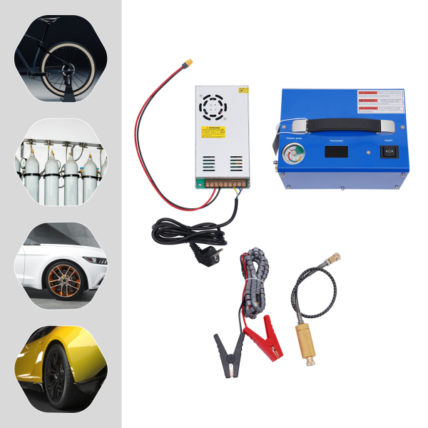 4500psi PCP Air Pump Compressor High Pressure 30mpa/300bar 250w Pump With Transformer 9.5*6.7*5.5inch Used In Diving Cylinders