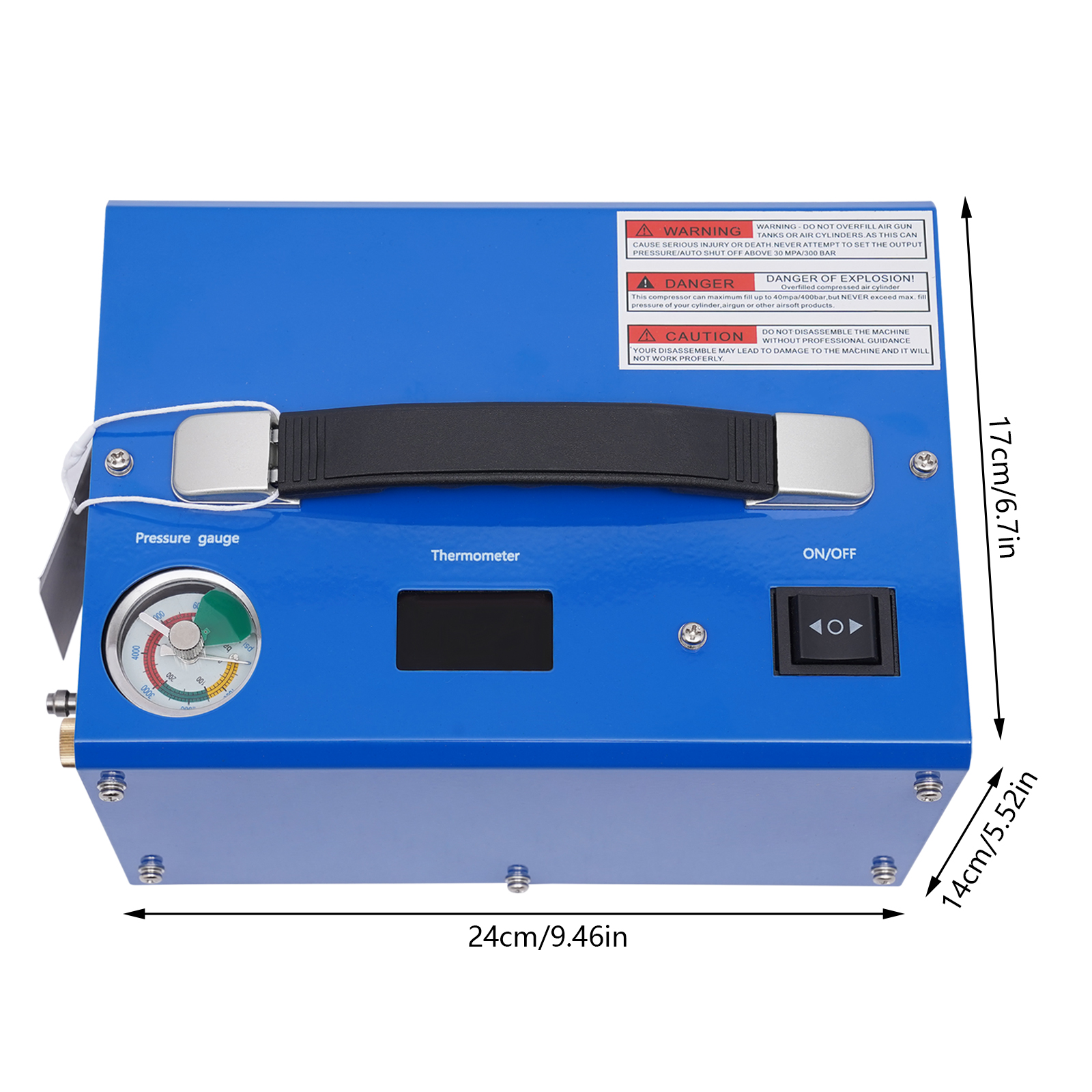 4500psi PCP Air Pump Compressor High Pressure 30mpa/300bar 250w Pump With Transformer 9.5*6.7*5.5inch Used In Diving Cylinders 4500psi PCP Air Pump Compressor High Pressure 30mpa/300bar 250w Pump With Transformer 9.5*6.7*5.5inch Used In Diving Cylinders