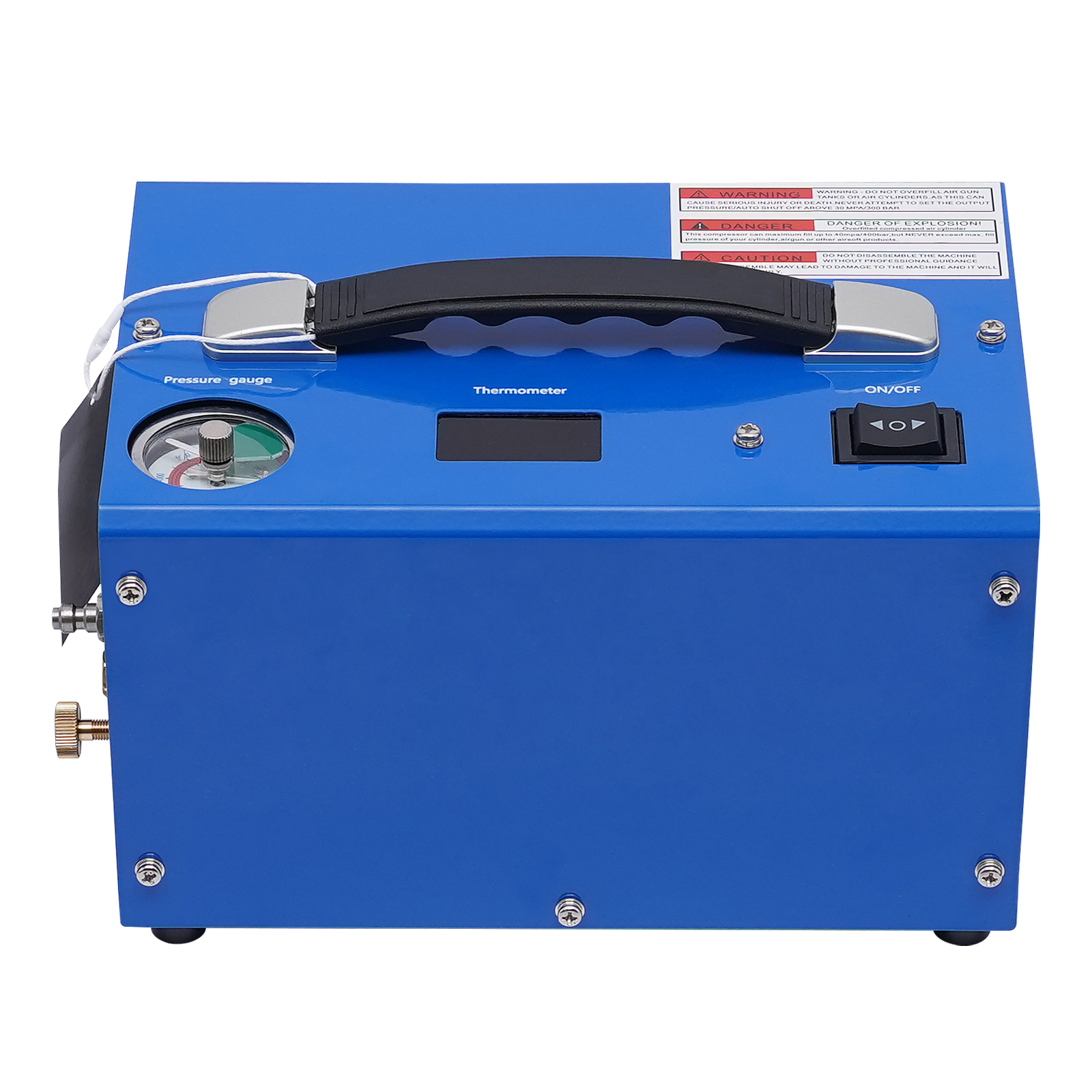 4500psi PCP Air Pump Compressor High Pressure 30mpa/300bar 250w Pump With Transformer 9.5*6.7*5.5inch Used In Diving Cylinders