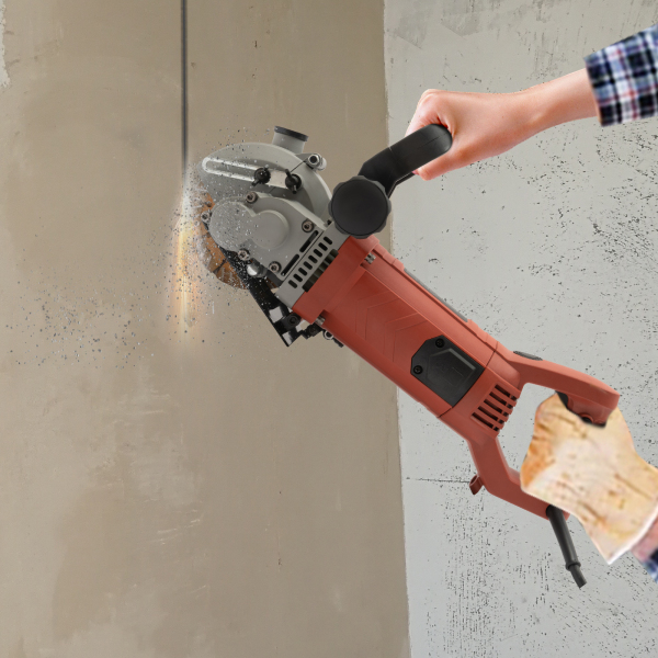 4800W Electric Wall Groove Cutting Machine for Many Occasions such as Building Construction, Decoration, Demolition