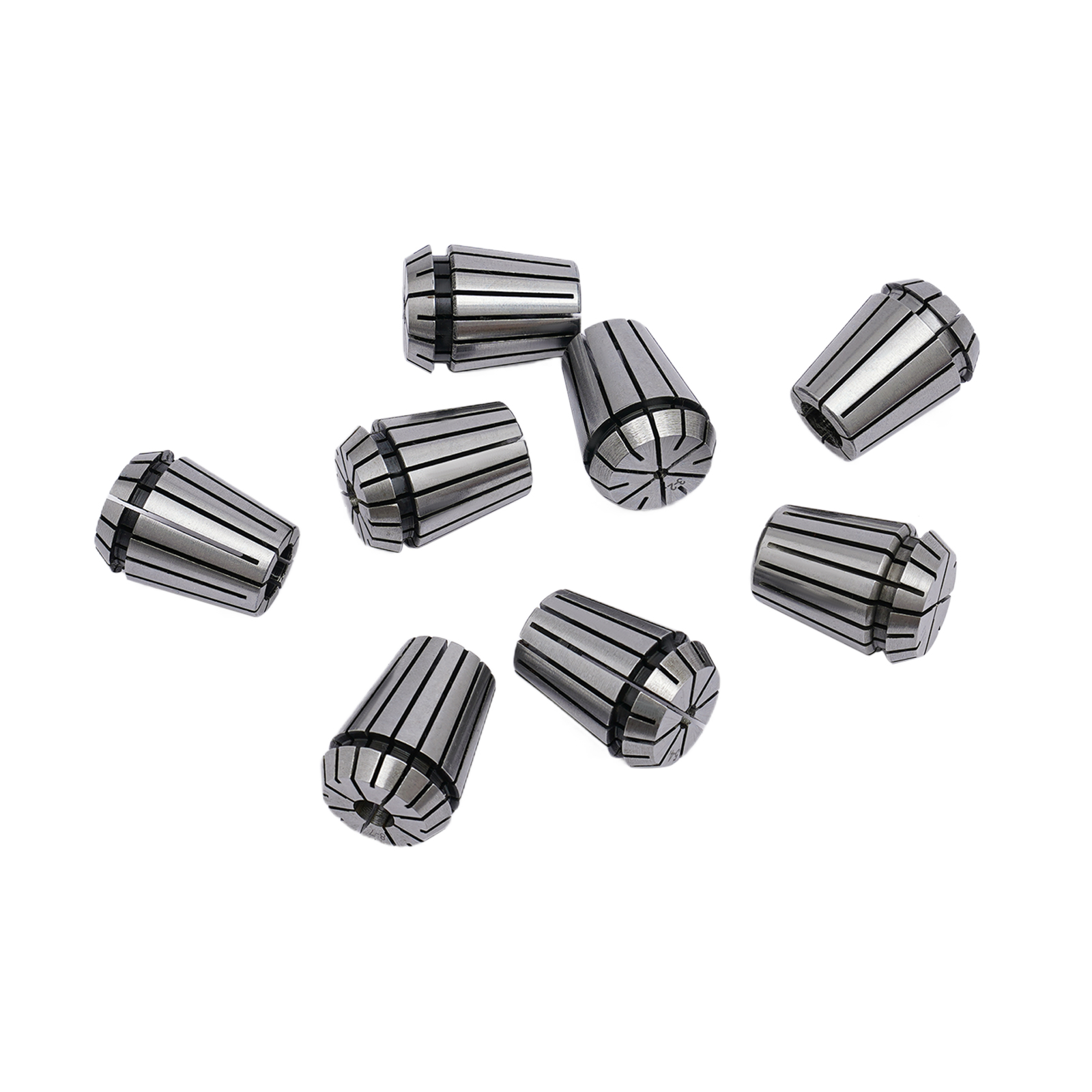 16PC ER25 Milling Spring Collet, 1-16mm CNC Drill Milling Machine Chuck Chuck, Clamping range: 1-16mm, Silver 16PC ER25 Milling Spring Collet, 1-16mm CNC Drill Milling Machine Chuck Chuck, Clamping range: 1-16mm, Silver