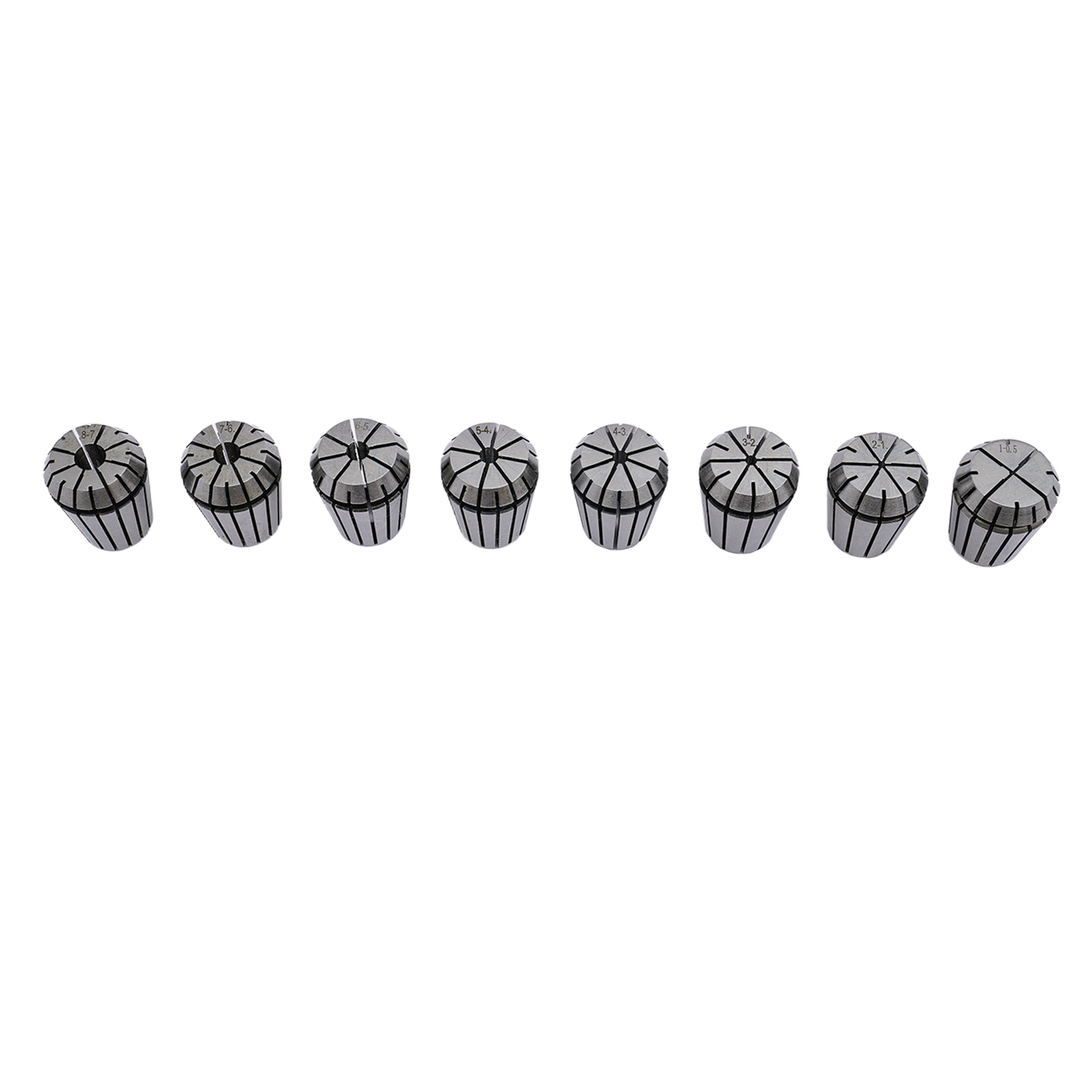 16PC ER25 Milling Spring Collet, 1-16mm CNC Drill Milling Machine Chuck Chuck, Clamping range: 1-16mm, Silver 16PC ER25 Milling Spring Collet, 1-16mm CNC Drill Milling Machine Chuck Chuck, Clamping range: 1-16mm, Silver