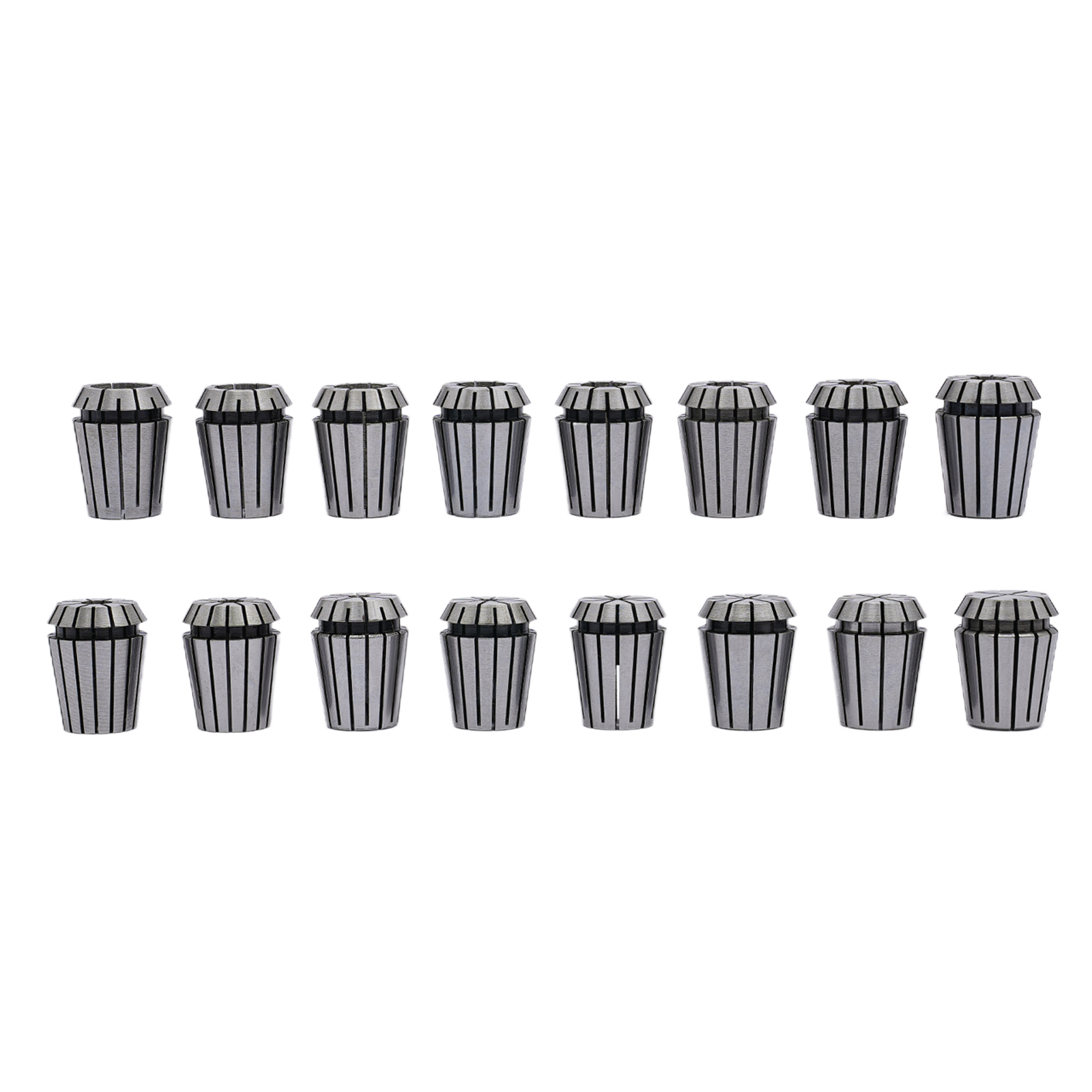 16PC ER25 Milling Spring Collet, 1-16mm CNC Drill Milling Machine Chuck Chuck, Clamping range: 1-16mm, Silver 16PC ER25 Milling Spring Collet, 1-16mm CNC Drill Milling Machine Chuck Chuck, Clamping range: 1-16mm, Silver