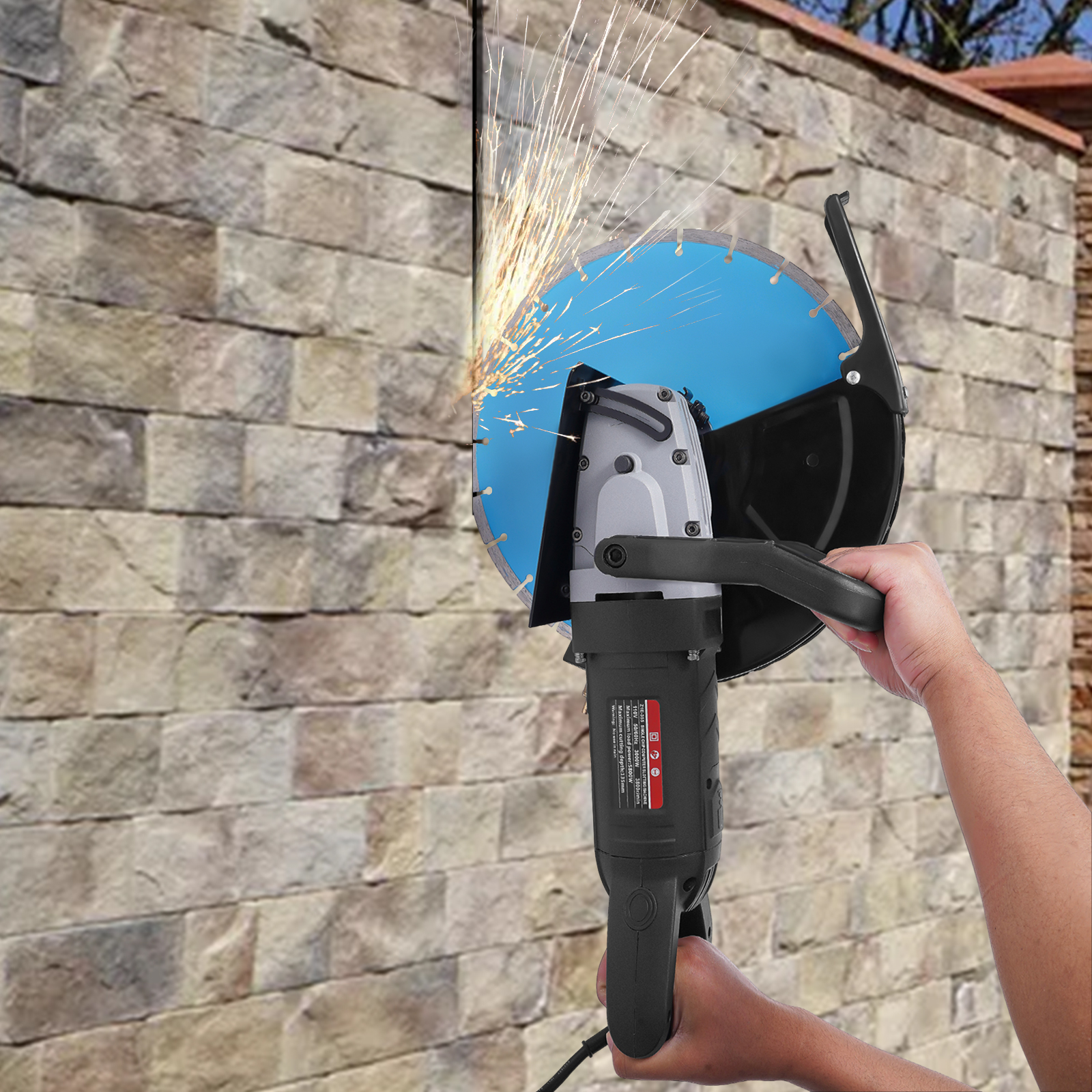 Electric Concrete Saw Circular Cutting Saw Corded Concrete Saw 3000W 3800rpm 220V Electric Concrete Saw Circular Cutting Saw Corded Concrete Saw 3000W 3800rpm 220V