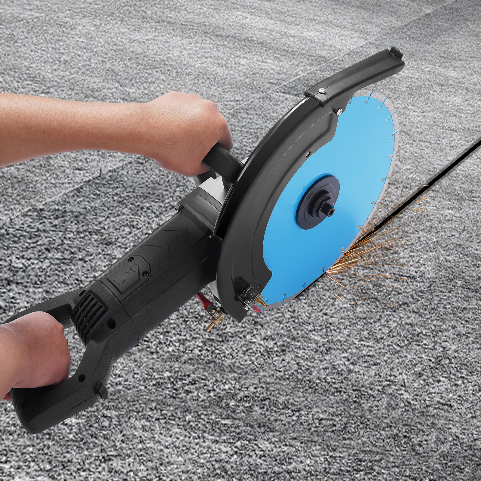 Electric Concrete Saw Circular Cutting Saw Corded Concrete Saw 3000W 3800rpm 220V Electric Concrete Saw Circular Cutting Saw Corded Concrete Saw 3000W 3800rpm 220V