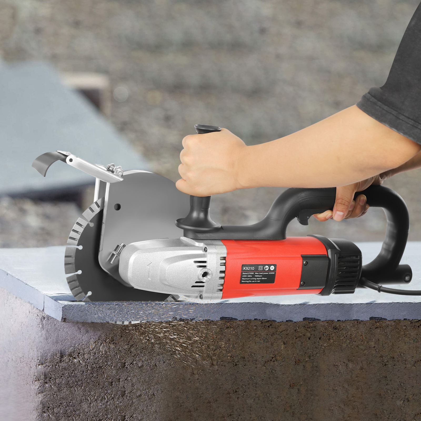 K9210 68mm Electric Corded Concrete Saw, Concrete Saw, Electric Concrete Cutting Machine K9210 68mm Electric Corded Concrete Saw, Concrete Saw, Electric Concrete Cutting Machine