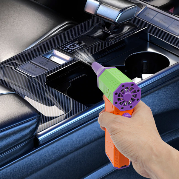 Super Jet Dry Blower High-Speed Dust Blower Portable Air Duster Used To Clean Computer Hosts Keyboards Laptops Cameras Sofas Purple+Orange+Green Super Jet Dry Blower High-Speed Dust Blower Portable Air Duster Used To Clean Computer Hosts Keyboards Laptops Cameras Sofas Purple+Orange+Green