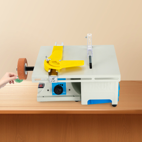Mini Table Saw, Jewelry Polisher with Flexible Shaft, Multifunctional Metal Polishing Sander, 10,000Rpm 750W