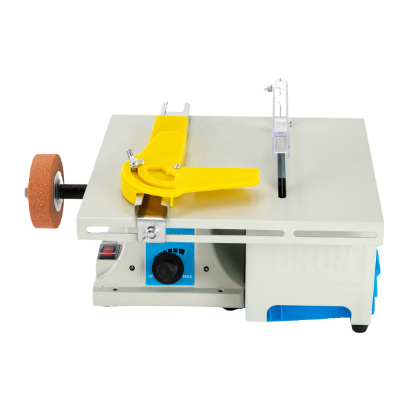 Mini Table Saw, Jewelry Polisher with Flexible Shaft, Multifunctional Metal Polishing Sander, 10,000Rpm 750W