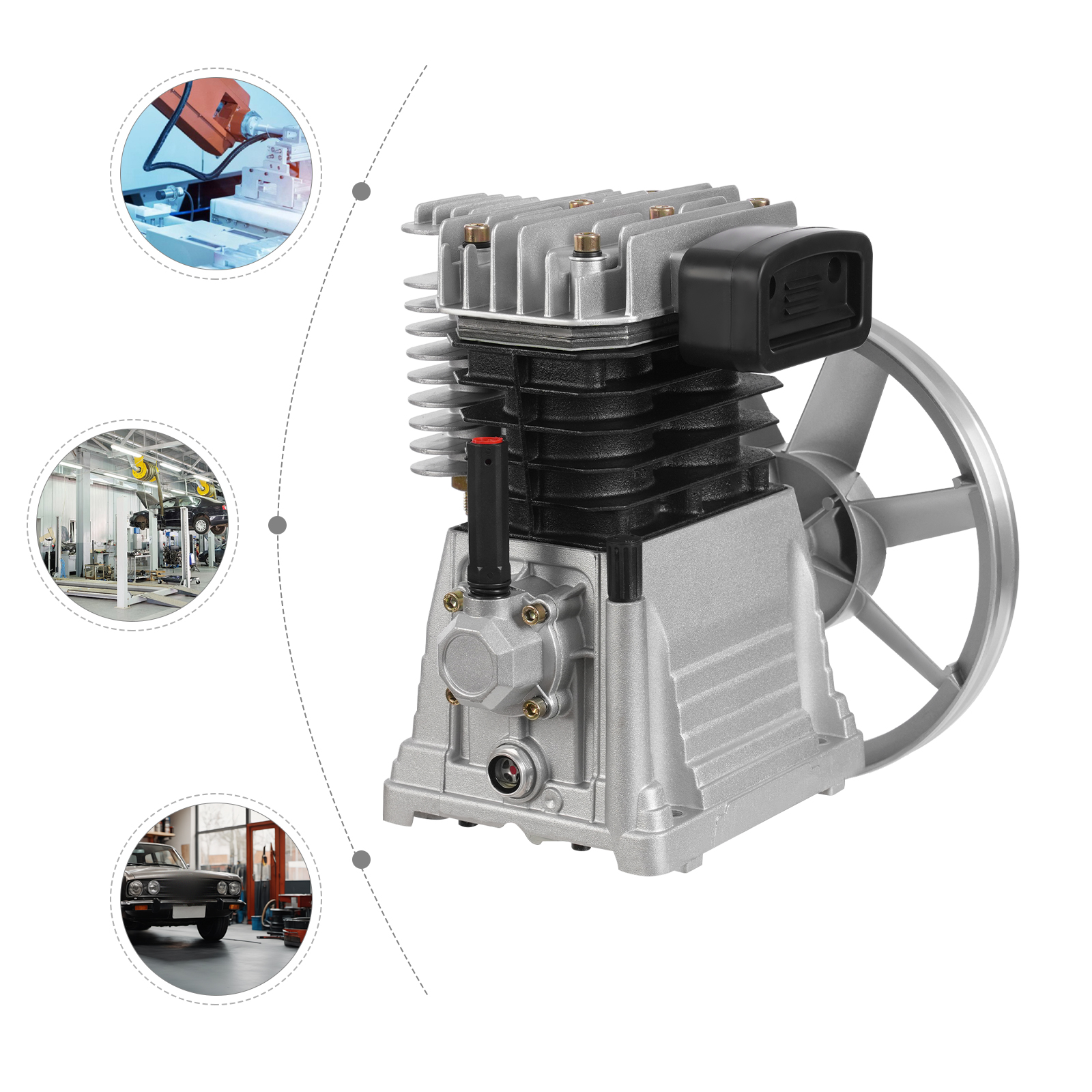 2065-3HP air compressor pump head 2065-3HP air compressor pump head