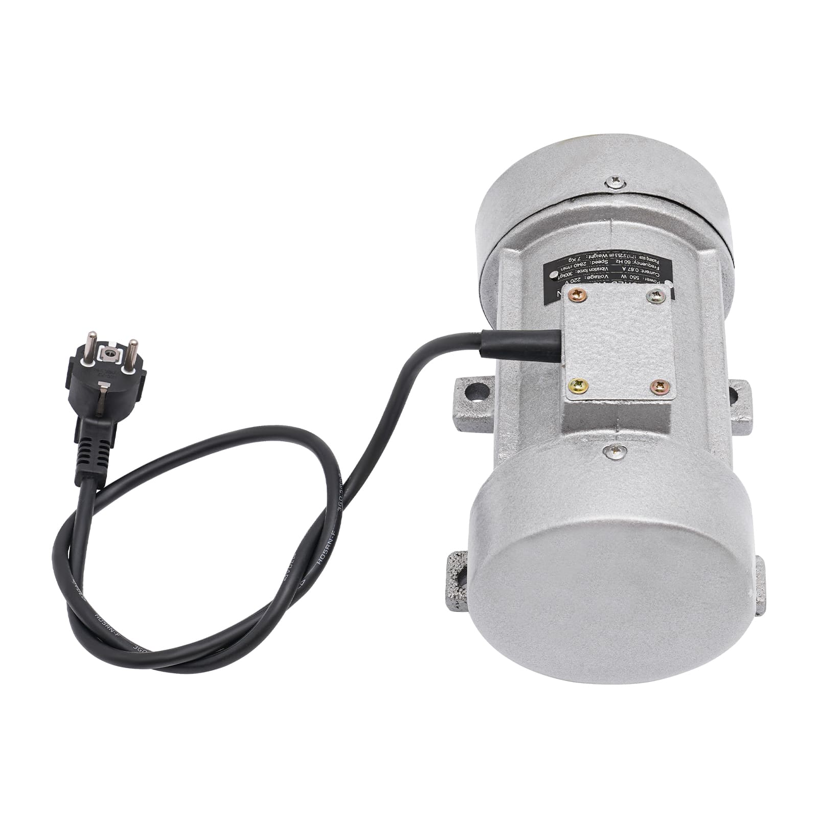 Concrete Vibrating Motor 550W 220V 2840rpm Electric Vibrator for Mining, Metallurgy Coal Electricity Construction Chemical Industry