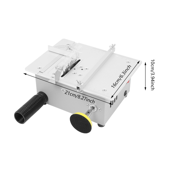 240W Mini Table Saw, Table Saw, High Power Desktop Mini Multifunctional Table Saw for Modeling, Handicraft Workshop