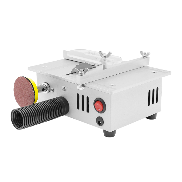 96W Desktop Micro Table Saw, Multi-functional Desktop Table Saw, Mini Table Saw