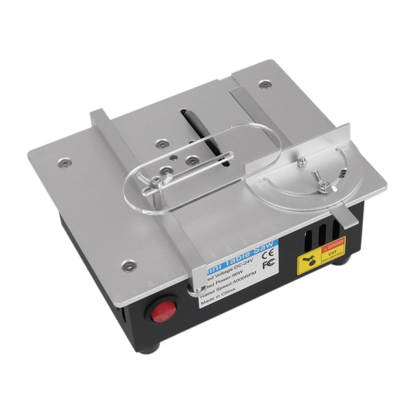 Mini Hobby Desktop Sawing Machine Woodworking Desktop Sawing Machine DIY Model Craft Cutting Tool Adjustable Power Blade
