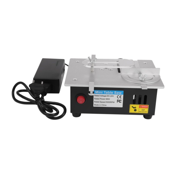 Mini Hobby Desktop Sawing Machine Woodworking Desktop Sawing Machine DIY Model Craft Cutting Tool Adjustable Power Blade