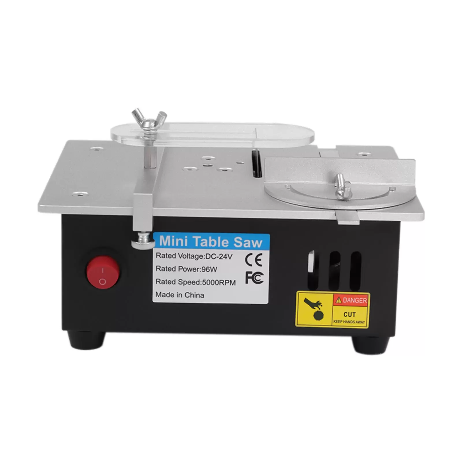 Mini Hobby Desktop Sawing Machine Woodworking Desktop Sawing Machine DIY Model Craft Cutting Tool Adjustable Power Blade