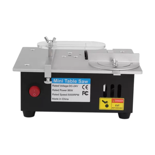 Mini Hobby Desktop Sawing Machine Woodworking Desktop Sawing Machine DIY Model Craft Cutting Tool Adjustable Power Blade