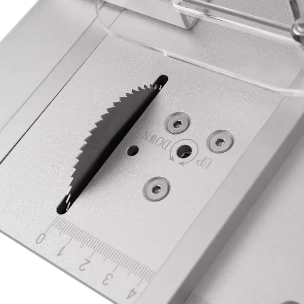 Mini Hobby Desktop Sawing Machine Woodworking Desktop Sawing Machine DIY Model Craft Cutting Tool Adjustable Power Blade Mini Hobby Desktop Sawing Machine Woodworking Desktop Sawing Machine DIY Model Craft Cutting Tool Adjustable Power Blade
