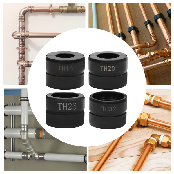 TH16/20/26/32 Crimping Dies, Press Jaws for Pipe Crimping Pliers, Crimping Pliers Pipe Press Jaw Set