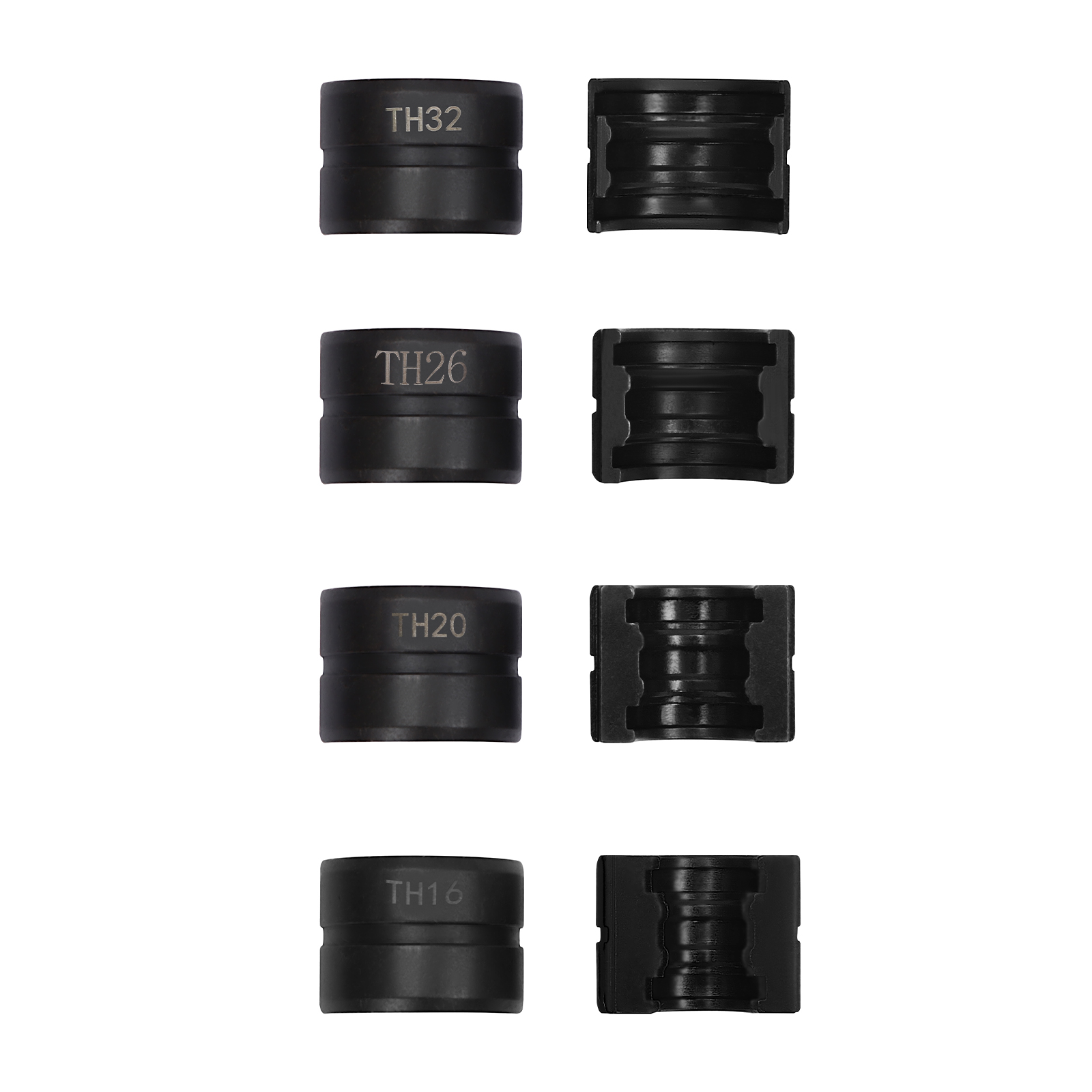 TH16/20/26/32 Crimping Dies, Press Jaws for Pipe Crimping Pliers, Crimping Pliers Pipe Press Jaw Set