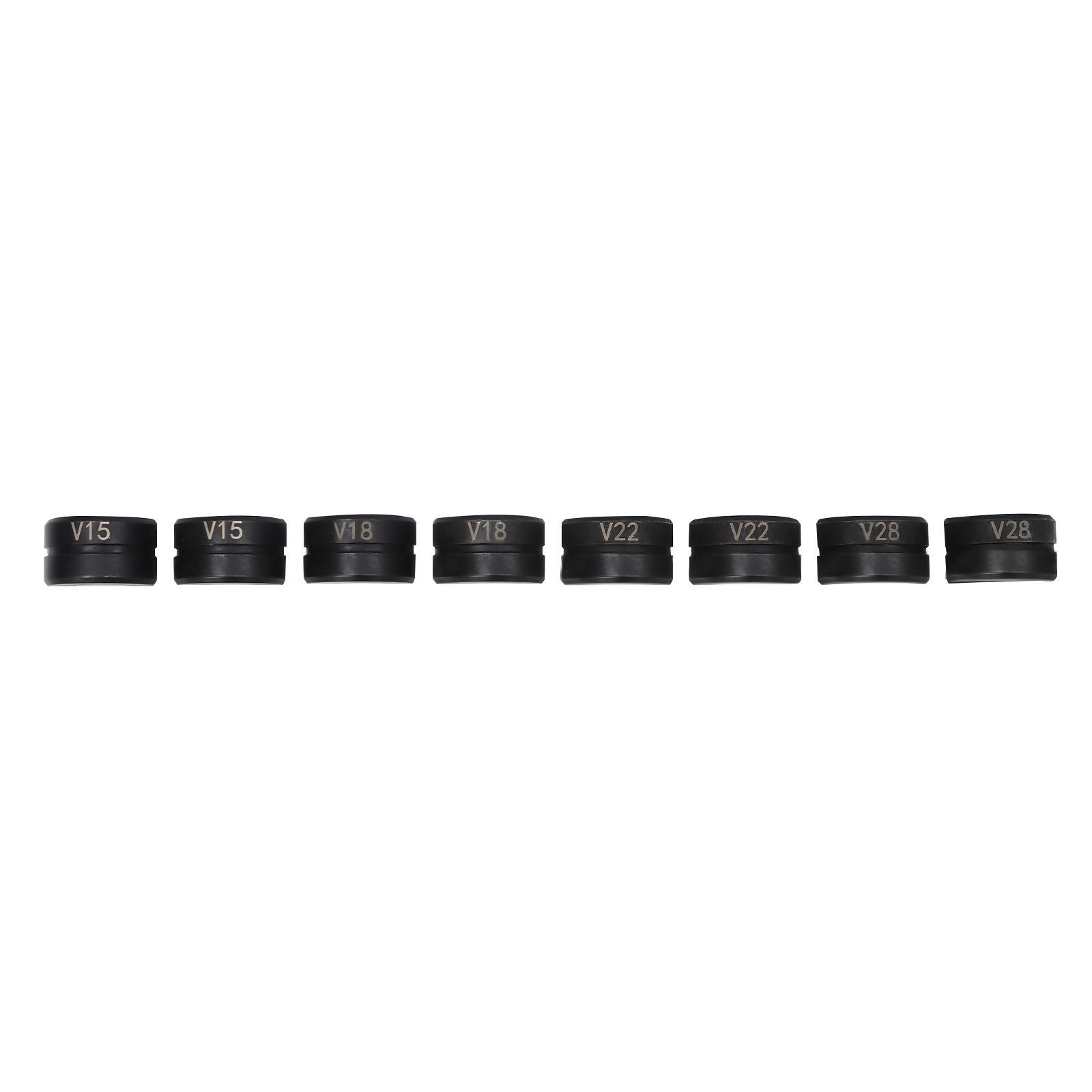 V15/18/22/28 Crimping Dies, Press Jaws for Pipe Crimping Pliers, Crimping Pliers Pipe Press Jaw Set V15/18/22/28 Crimping Dies, Press Jaws for Pipe Crimping Pliers, Crimping Pliers Pipe Press Jaw Set