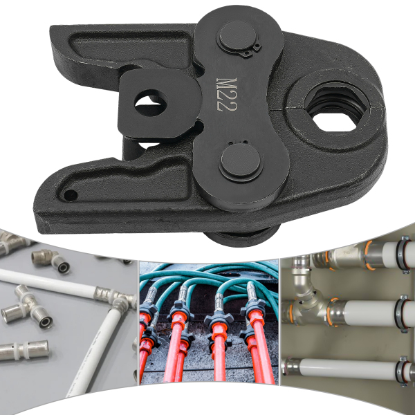 Press Jaw Compact Press Tool Jaw Crimping Plier Jaw Made Of High-quality 42CrMo And Excellent Design For Crimping Copper Tubes Black M22