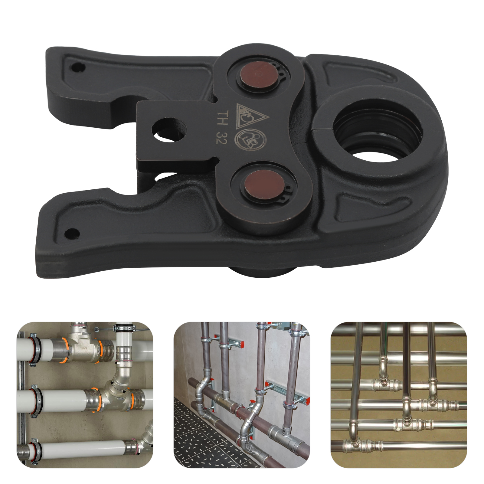 TH32 Press Jaw, Crimping Pliers Jaw, Contour Press Jaws for Aluminum-plastic Pipes, PEX Pipes TH32 Press Jaw, Crimping Pliers Jaw, Contour Press Jaws for Aluminum-plastic Pipes, PEX Pipes