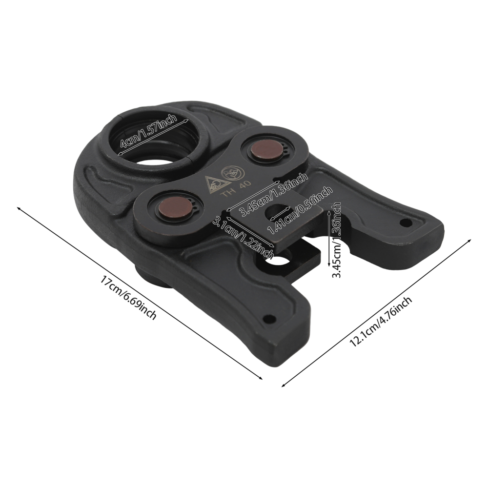 TH40 Press Jaw, Crimping Pliers Jaw, Contour Press Jaws for Aluminum-plastic Pipes, PEX Pipes