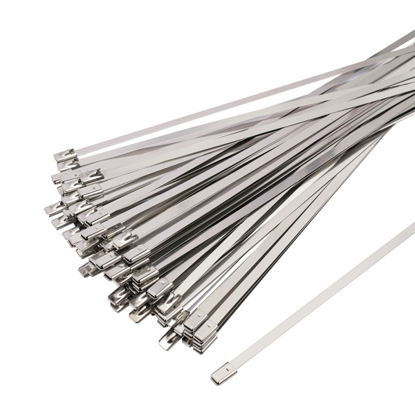 200PCS Metal Tie Wrap Gun Zip Tie Tool Cable Tie Gun for Stainless Steel Cable Ties 4.8 * 300mm Stainless Steel Cable Ties