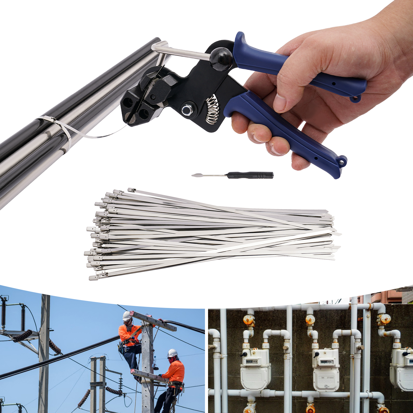Metal cable clamp gun, stainless steel cable clamp gun and metal cable clamp tool Metal cable clamp gun, stainless steel cable clamp gun and metal cable clamp tool