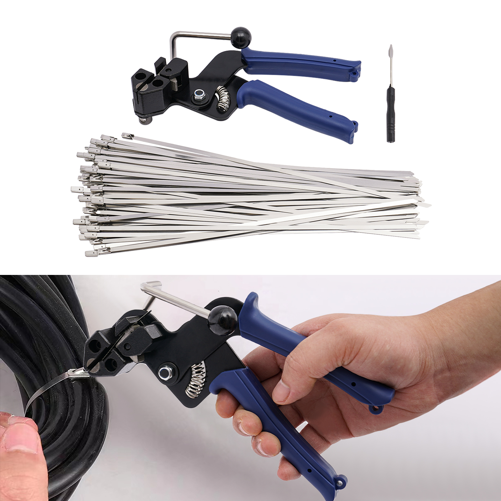Metal cable clamp gun, stainless steel cable clamp gun and metal cable clamp tool Metal cable clamp gun, stainless steel cable clamp gun and metal cable clamp tool
