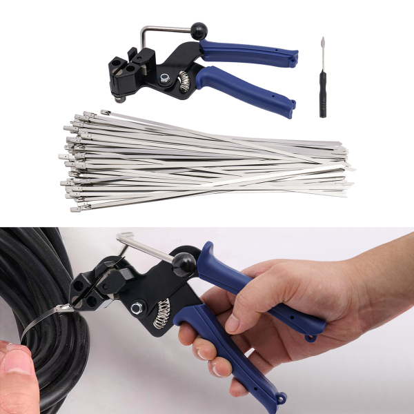 Metal cable clamp gun, stainless steel cable clamp gun and metal cable clamp tool