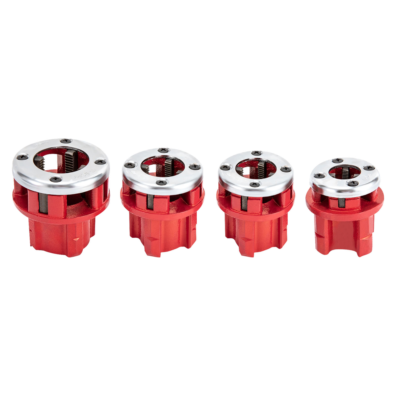 5 Dies (3/8", 1/2", 3/4", 1", 1-1/4") Pipe Threading Tool Set, Pipe Threading Tool Set, Cutting Tool Set for Plumbers 5 Dies (3/8", 1/2", 3/4", 1", 1-1/4") Pipe Threading Tool Set, Pipe Threading Tool Set, Cutting Tool Set for Plumbers