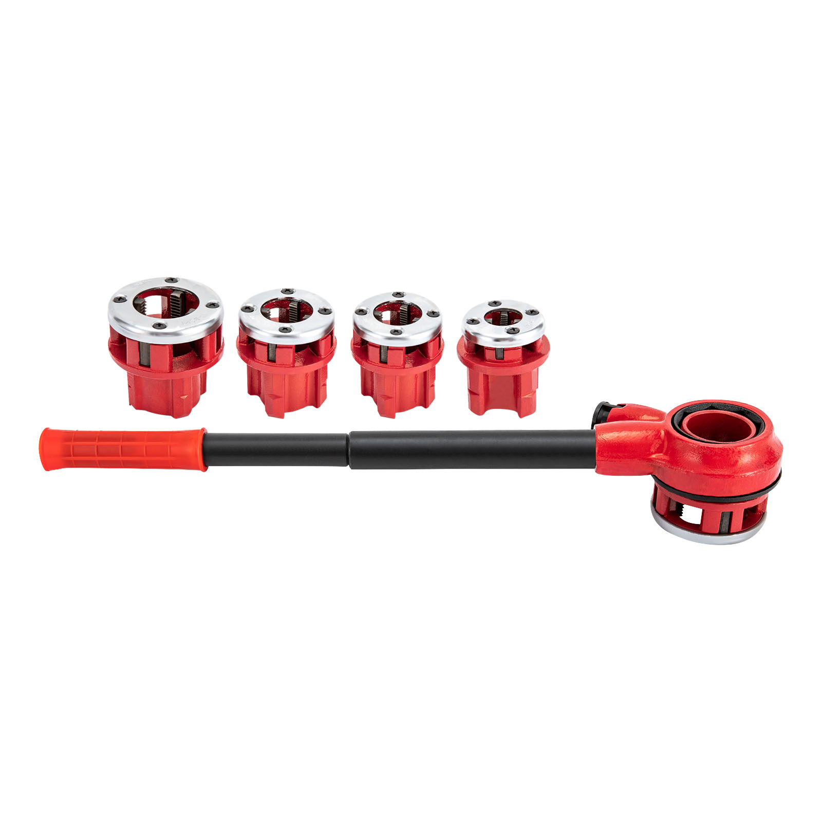 5 Dies (3/8", 1/2", 3/4", 1", 1-1/4") Pipe Threading Tool Set, Pipe Threading Tool Set, Cutting Tool Set for Plumbers 5 Dies (3/8", 1/2", 3/4", 1", 1-1/4") Pipe Threading Tool Set, Pipe Threading Tool Set, Cutting Tool Set for Plumbers
