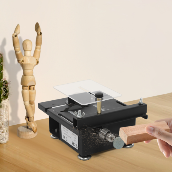 Mini Multi-Purpose Table Saw, 7-Speed ​​Mini Table Saw with Cutting, Grinding and Engraving Tools
