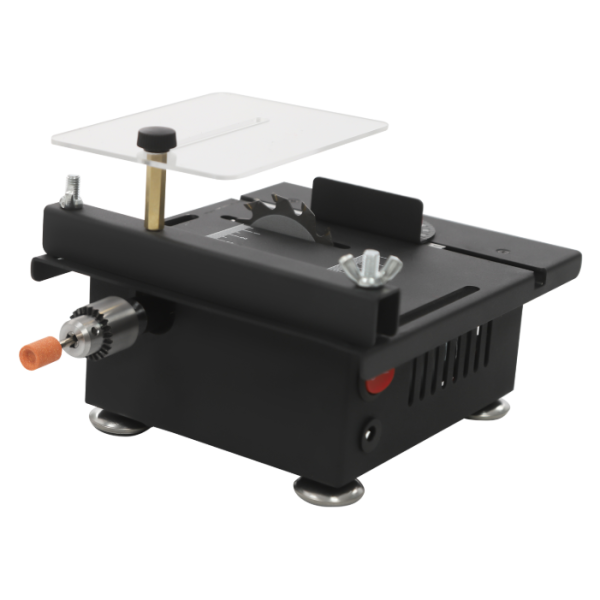 Mini Multi-Purpose Table Saw, 7-Speed ​​Mini Table Saw with Cutting, Grinding and Engraving Tools