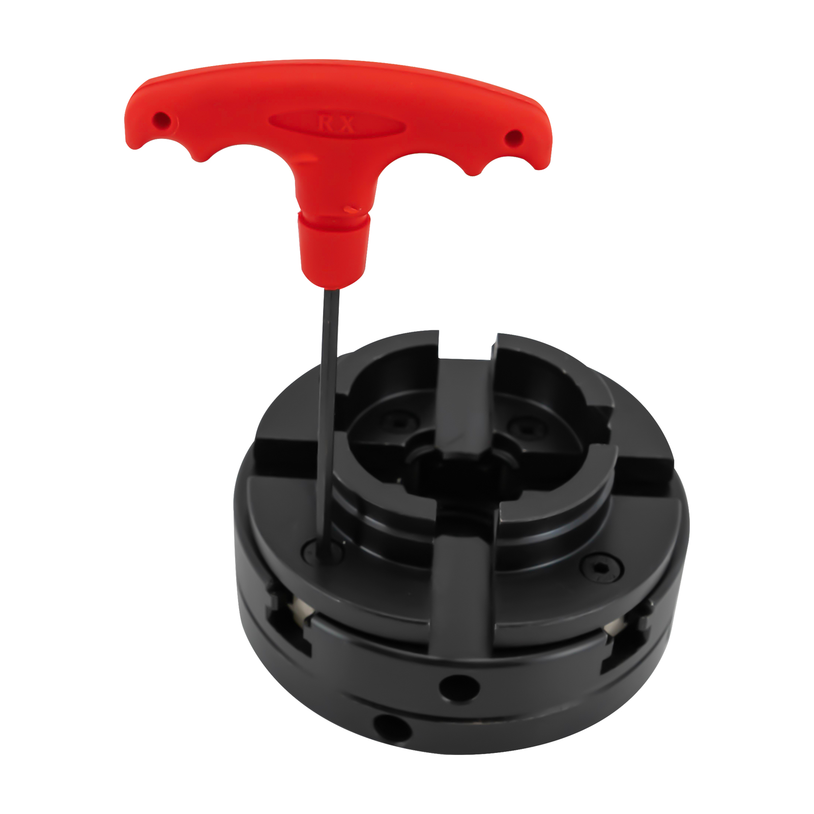 4in 4-jaw M33 chuck (with 1 set of jaws) + converter (M33 to M18)