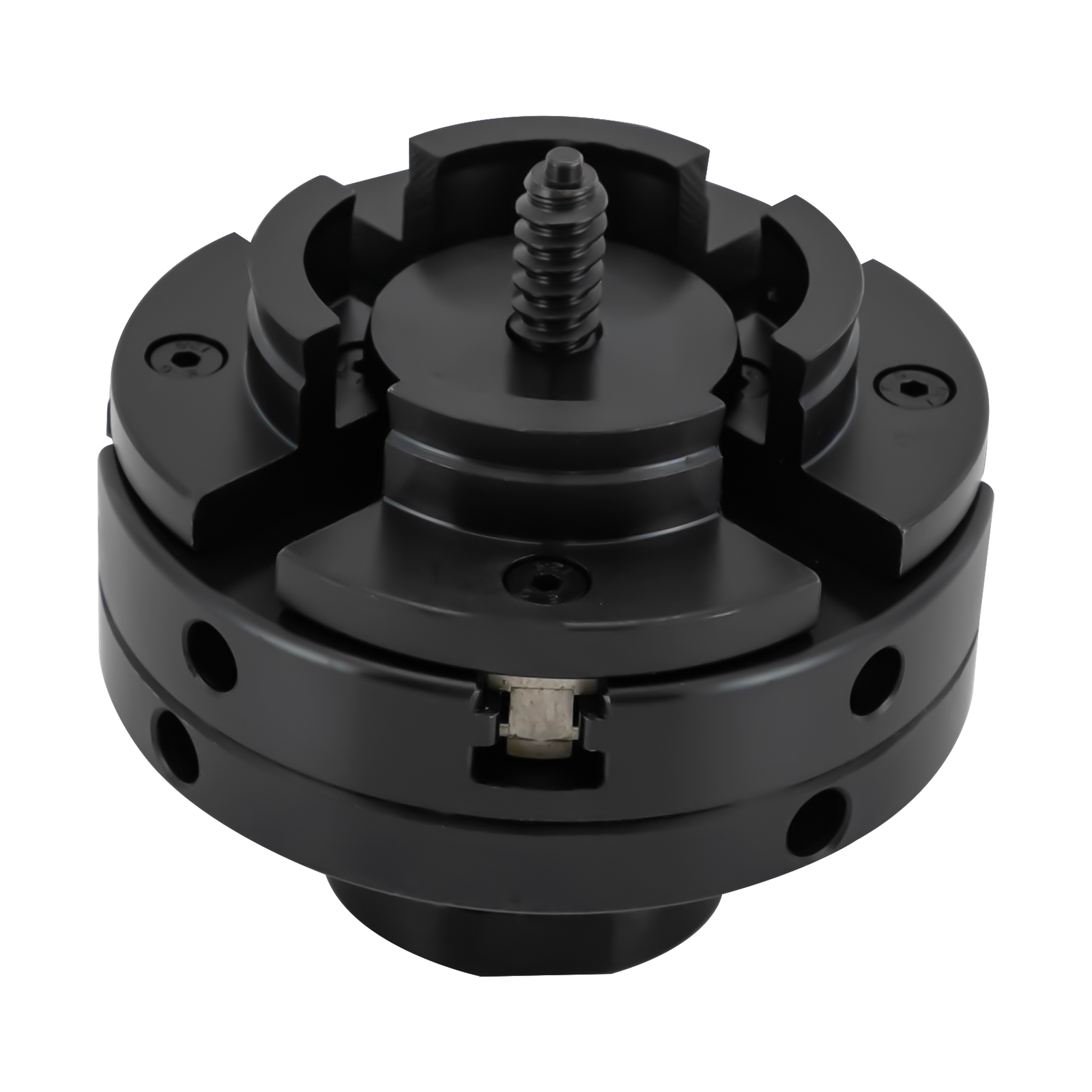 4in 4-jaw M33 chuck (with 1 set of jaws) + converter (M33 to M18)