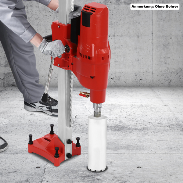 255mm Concrete Core Drill Diamond Core Drill Diamond Core Drilling Machine with a 4250W Copper Motor External Carbon Brushes for Wet Drilling