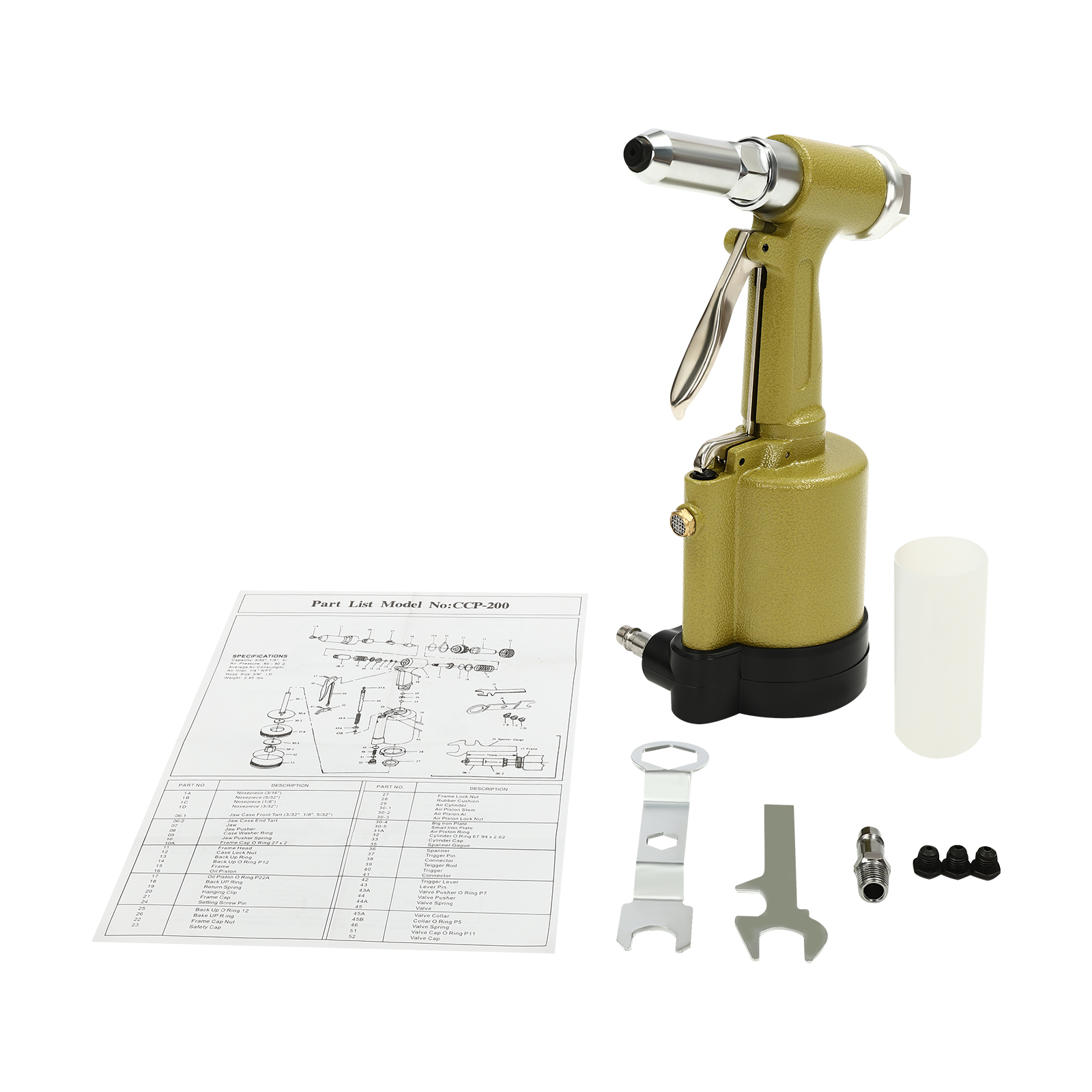 Pneumatic Riveting Gun Compressed Air Riveting Machine 0.6-0.8 Mpa 4 Nozzles 2.4mm 3.2mm 4.0mm 4.8mm Used In Aluminum Ladder Industry Pneumatic Riveting Gun Compressed Air Riveting Machine 0.6-0.8 Mpa 4 Nozzles 2.4mm 3.2mm 4.0mm 4.8mm Used In Aluminum Ladder Industry