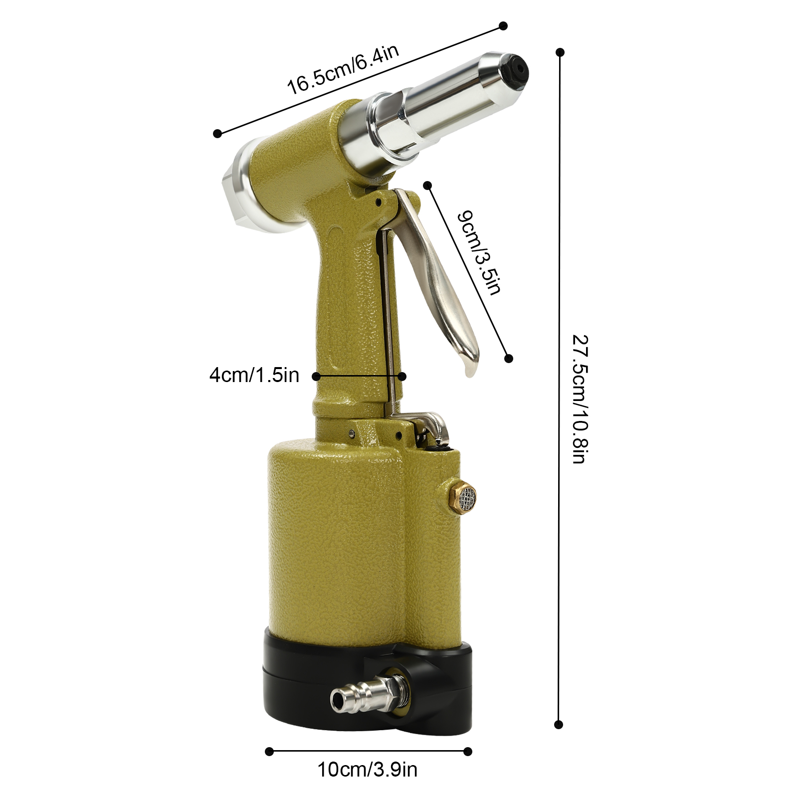 Pneumatic Riveting Gun Compressed Air Riveting Machine 0.6-0.8 Mpa 4 Nozzles 2.4mm 3.2mm 4.0mm 4.8mm Used In Aluminum Ladder Industry Pneumatic Riveting Gun Compressed Air Riveting Machine 0.6-0.8 Mpa 4 Nozzles 2.4mm 3.2mm 4.0mm 4.8mm Used In Aluminum Ladder Industry