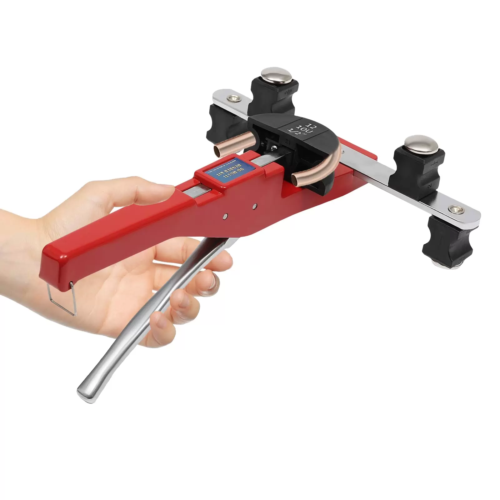 CT-999 Manual Pipe Bending Tool Kit with 7 Cutting Dies for 6-22mm Copper Tubes, Bending Radius up to 90° CT-999 Manual Pipe Bending Tool Kit with 7 Cutting Dies for 6-22mm Copper Tubes, Bending Radius up to 90°