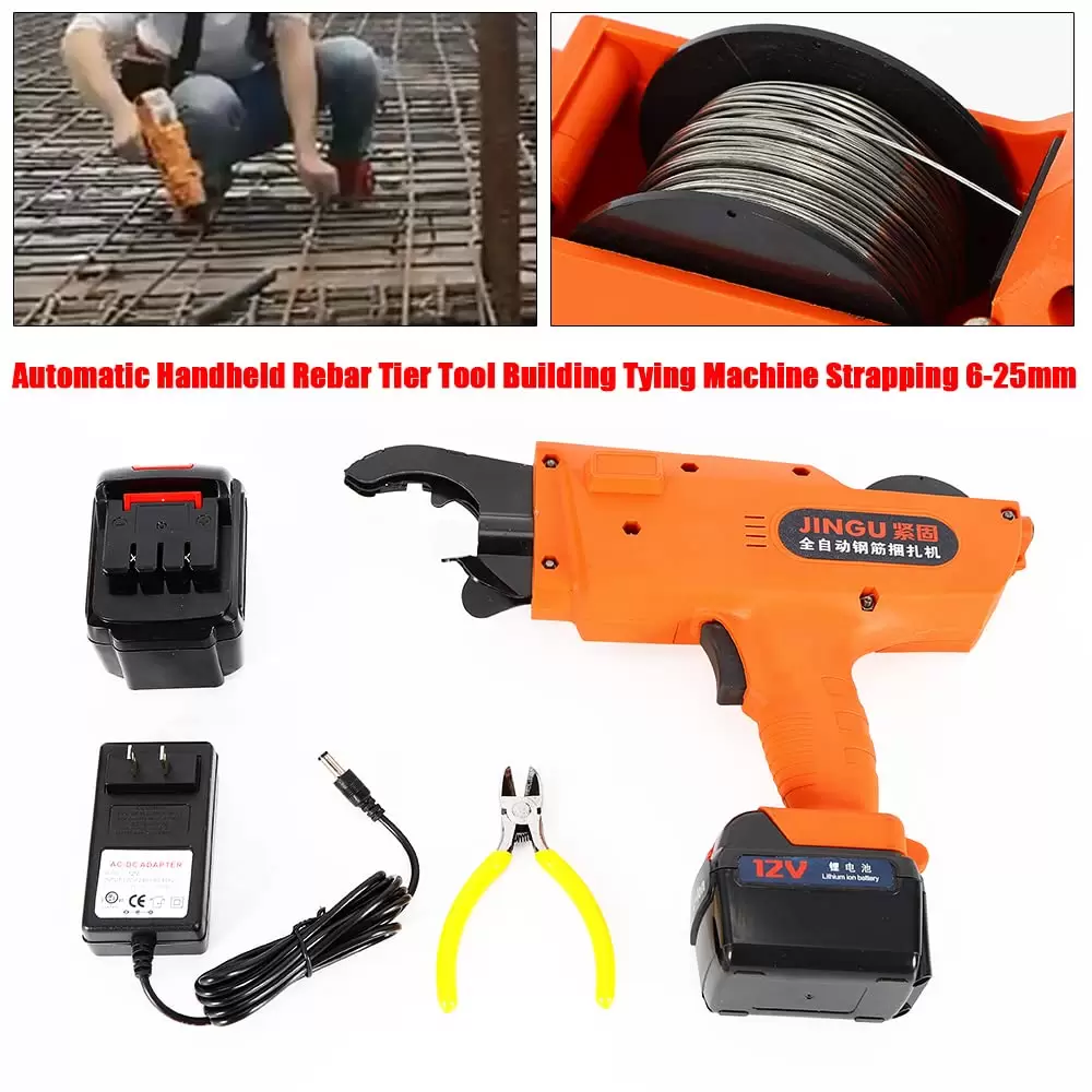 Electric Binding Rebar Electric Binding for Construction Animals 12 V 13200 M 1.5 H 6-25 mm Electric Binding Rebar Electric Binding for Construction Animals 12 V 13200 M 1.5 H 6-25 mm