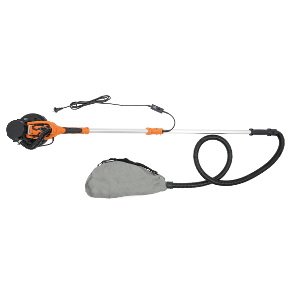 750W 2.2m Electric Ceiling and Wall Sander with Dust Extractor, Drywall Sander with Variable Speed, Electric Dustless Drywall Sander