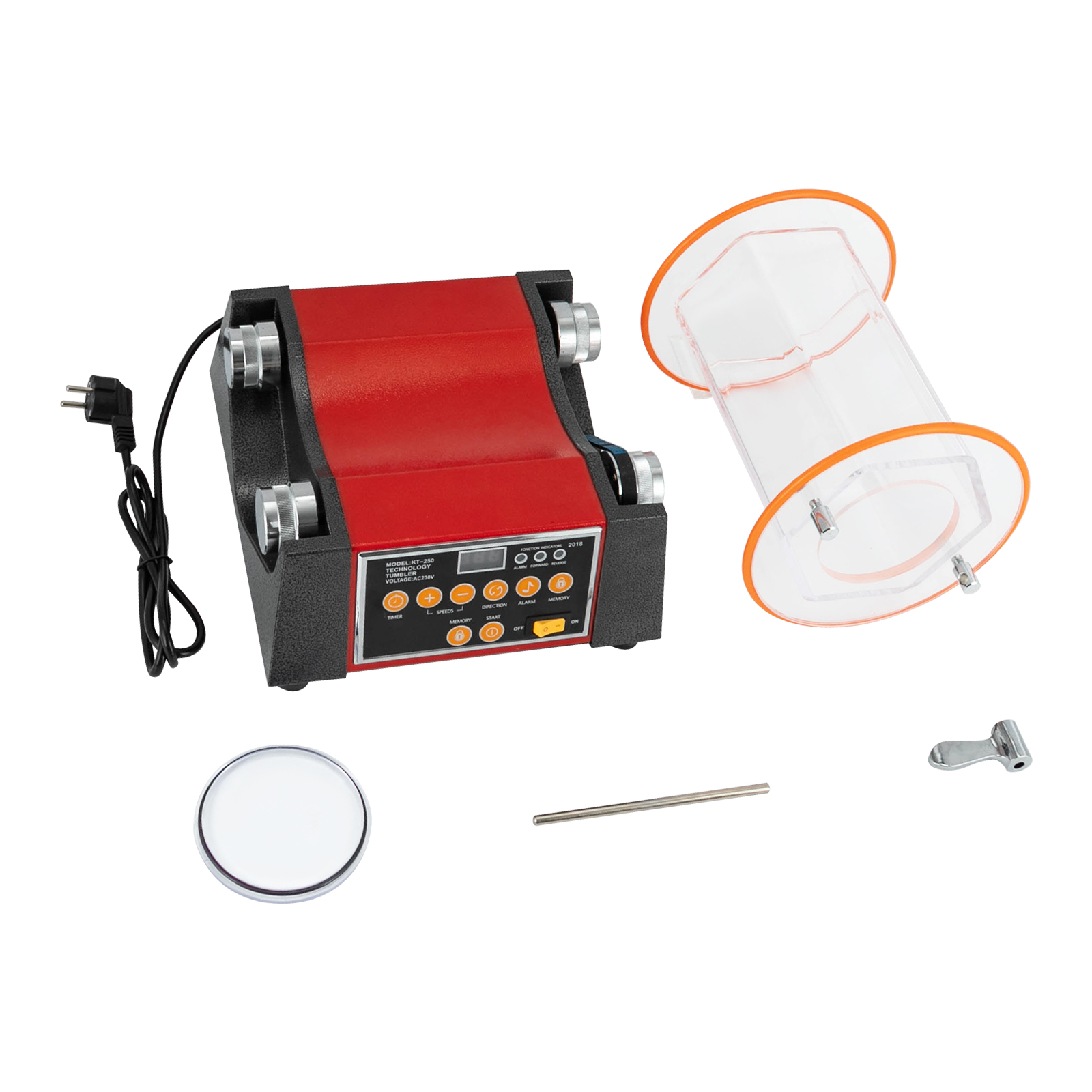 Polishing Machine, Jewelry Polishing Machine, Digital Display Polishing Machine for Jewelry, Steel, Iron, Copper, Zinc, Aluminum