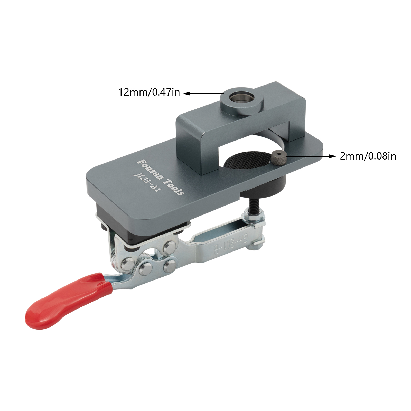 35mm Hinge Jig Precision Woodworking Locking Locator for Wood DIY For A Fixing Board Within 15-25mm Wardrobe Hinges Silver 35mm Hinge Jig Precision Woodworking Locking Locator for Wood DIY For A Fixing Board Within 15-25mm Wardrobe Hinges Silver