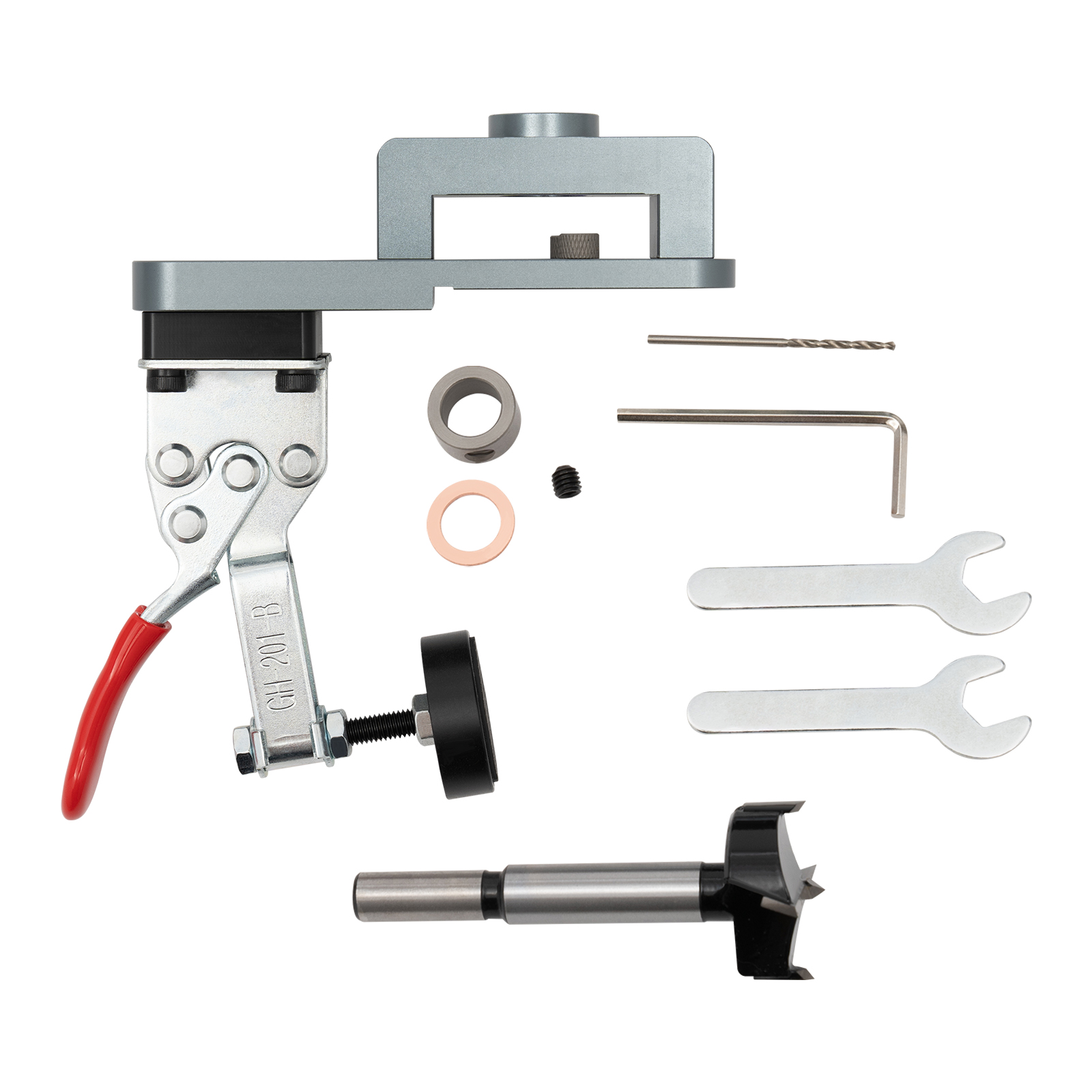 35mm Hinge Jig Precision Woodworking Locking Locator for Wood DIY For A Fixing Board Within 15-25mm Wardrobe Hinges Silver 35mm Hinge Jig Precision Woodworking Locking Locator for Wood DIY For A Fixing Board Within 15-25mm Wardrobe Hinges Silver