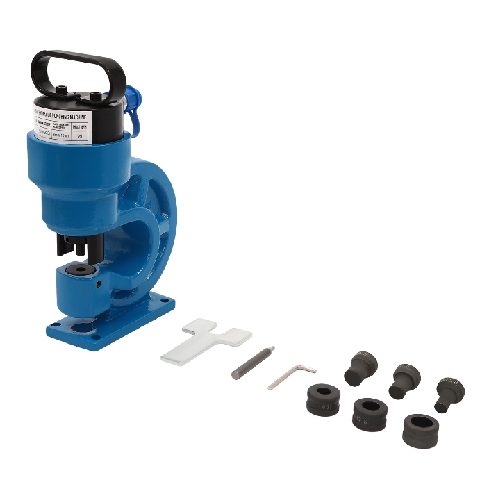 CH-60 Hydraulic Punch Press Single Oil Return Design 4 Punching Dies Used In The Energy Industry Interiors Power Construction Sites Blue CH-60 Hydraulic Punch Press Single Oil Return Design 4 Punching Dies Used In The Energy Industry Interiors Power Construction Sites Blue