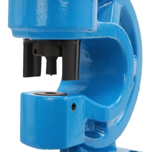 CH-60 Hydraulic Punch Press Single Oil Return Design 4 Punching Dies Used In The Energy Industry Interiors Power Construction Sites Blue